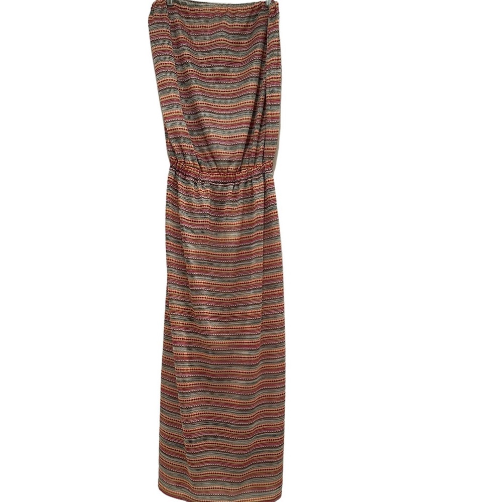 Strapless knit pool cover up